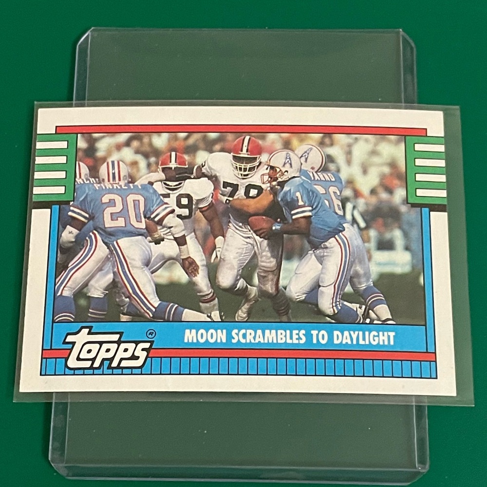 Warren [Moon Scrambles to Daylight] #519 1990 Topps Football Trading Card